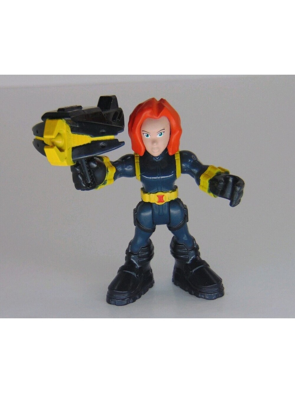 Playskool Marvel Super Hero Adventures BLACK WIDOW figure Avengers Power Up